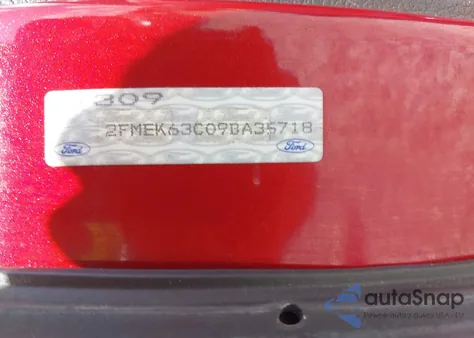 2009 Ford Flex Limited z USA, uszkodzony, nr VIN 2FMEK63C09BA35718